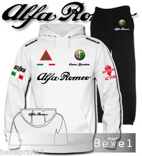 Tuta Felpa Hoodie Printed Alfa