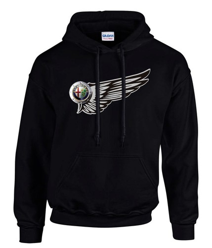 Felpa con cappuccio alfa - con,