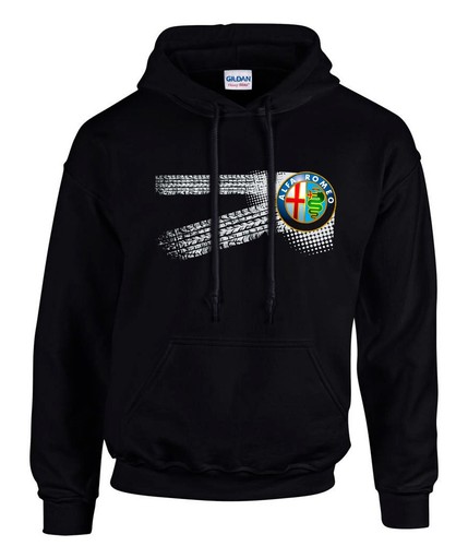 Felpa con cappuccio alfa romeo - alfa,