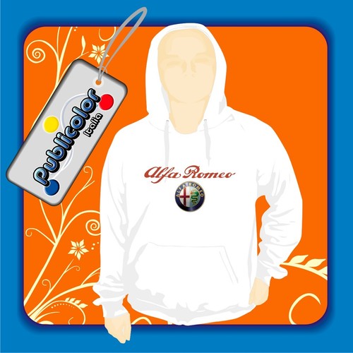 Felpa cappuccio alfa romeo 3 - cappuccio,