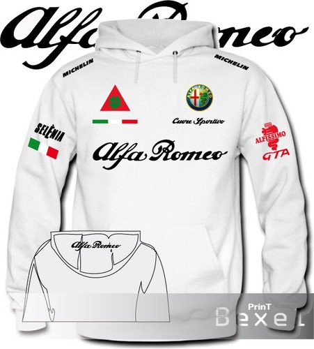 Felpa hoodie printed - , alfa