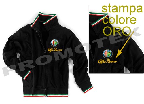 Felpa tricolore alfa romeo - alfa,