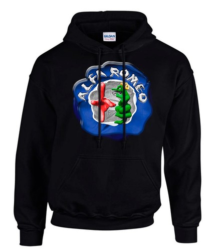 Felpa con cappuccio alfa romeo - con,