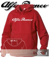 Felpa hoodie printed Alfa
