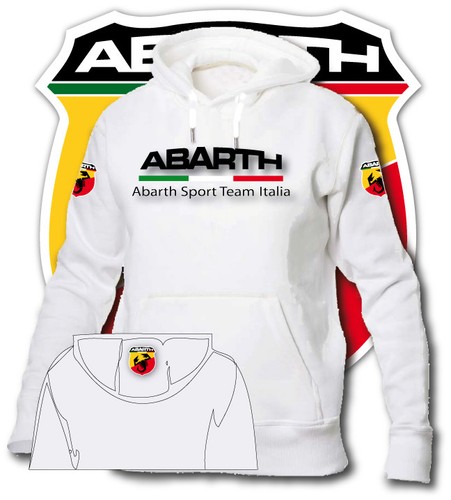 Felpa printed fiat abarth - felpa, 595