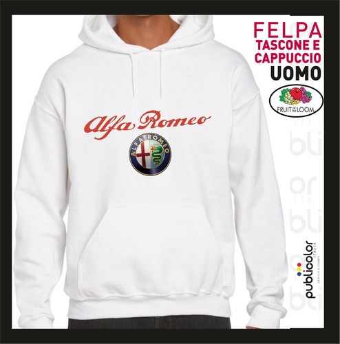 Felpa cappuccio tascone uomo - felpa,