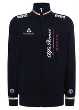 Felpa full zip Italia Alfa